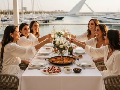 Comida para despedidas de soltera en Valencia: Menús y Experiencias 2026