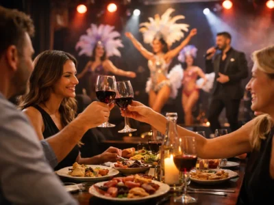 Cena con espectáculo Valencia para grupos