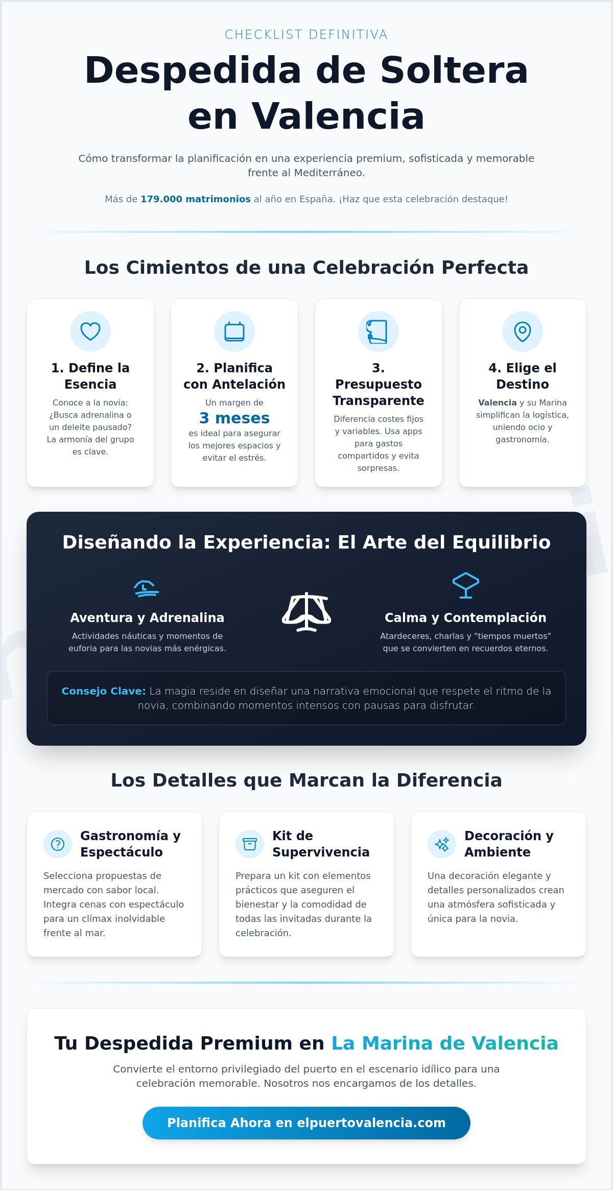 Checklist definitiva para organizar una despedida de soltera inolvidable en 2026